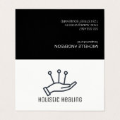 Carte De Visite Médecine holistique | Acupuncture (Extérieur déplié)