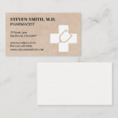 Carte De Visite Médecine | Pharmacien | Hôpital (Devant / Derrière)