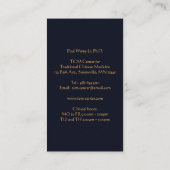 Carte De Visite Médecine traditionnelle chinoise (Dos)