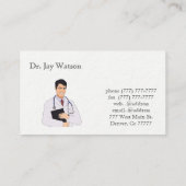 Carte De Visite Médecins (Dos)