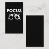 Carte De Visite Médecins des yeux Humour Opticiens amusants (Devant / Derrière)