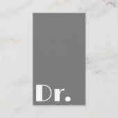 Carte De Visite Médecins gris modernes Service de santé Médicale (Devant)