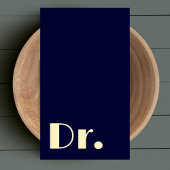 Carte De Visite Médecins professionnels de la santé Médicale bleu 