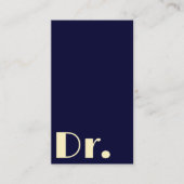 Carte De Visite Médecins professionnels de la santé Médicale bleu  (Devant)