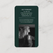 Carte De Visite média social professionnel QR code photos modernes (Dos)