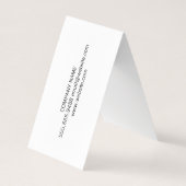 Carte De Visite Médias sociaux (Dos)