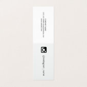 Carte De Visite Médias sociaux (Extérieur déplié)