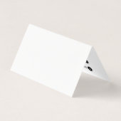 Carte De Visite Médias sociaux modernes blancs noirs (Dos)