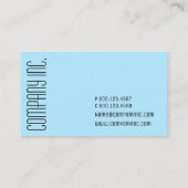 Carte De Visite Médias sociaux professionnels (Dos)