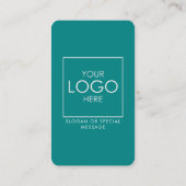 Carte De Visite Médias Sociaux QR Code Se Connecter Avec Nous Mode (Dos)