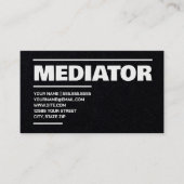 Carte De Visite Médiateur (Devant)