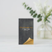 Carte de visite médiatique grunge et créative (Debout devant)