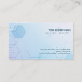 Carte De Visite médical hexagonal géométrique Abstrait (Dos)