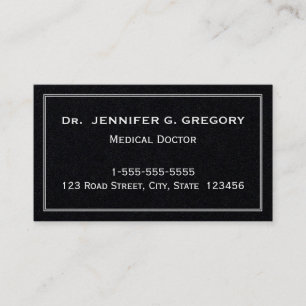 Carte de visite médical Médicale minimaliste