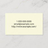 Carte de visite Médicale (Dos)