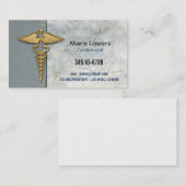 Carte de visite médicale (Devant / Derrière)