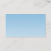 Carte De Visite Médicale blanc 3D Caduceus Blue Design (Dos)