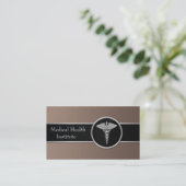 Carte de visite Médicale Caduceus (Debout devant)