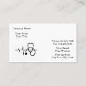 Carte De Visite Médicale classique (Devant)