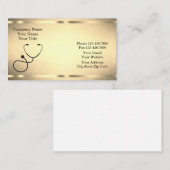 Carte De Visite Médicale classique (Devant / Derrière)