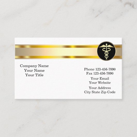 Carte De Visite Médicale classique (Devant)