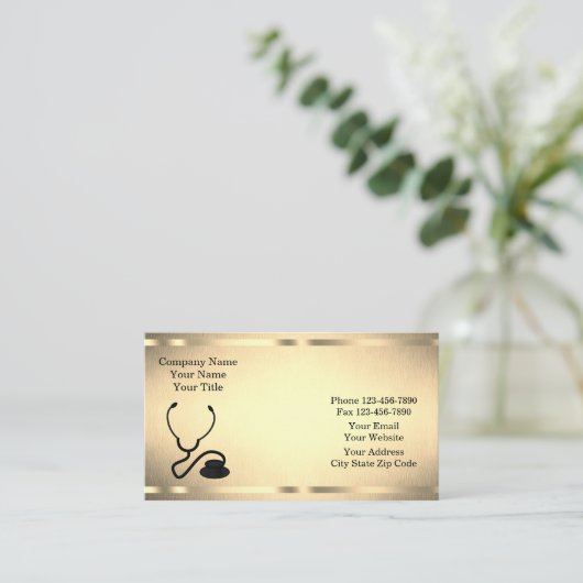 Carte De Visite Médicale classique (Debout devant)