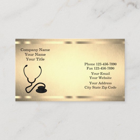 Carte De Visite Médicale classique (Devant)