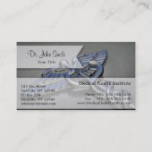 Carte de visite Médicale professionnel de caducée (Dos)
