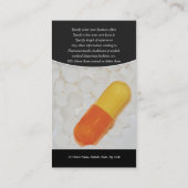 Carte De Visite Médicaments comprimés médicaux Praticien (Dos)