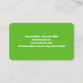 Carte De Visite Médicaments pharmaceutiques (Dos)