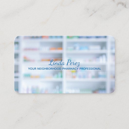 Carte De Visite Médicaments pharmaceutiques (Devant)