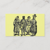 Carte de visite médiéval des Chevaliers (Dos)