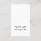 Carte De Visite Méditation (Dos)