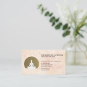 Carte De Visite Méditation assise Conception tribale (Debout devant)