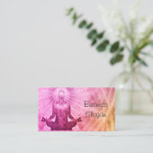 Carte De Visite Méditation Bien-Être (Debout devant)