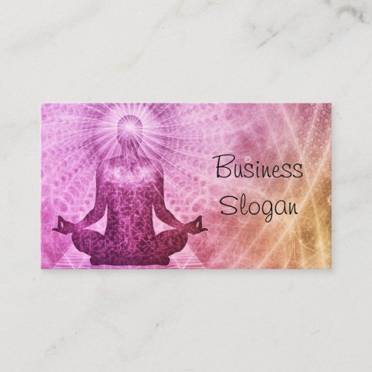 Carte De Visite Méditation Bien-Être (Devant)