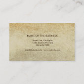 Carte De Visite Méditation de l'aquarelle holistique de lotus (Dos)