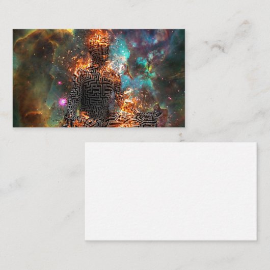 Carte De Visite Méditation de l'espace (Devant / Derrière)