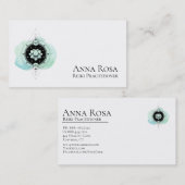 Carte De Visite Méditation de massage de yoga de Reiki de (Devant / Derrière)