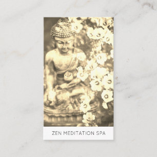 Carte De Visite *~* Méditation du Bouddha floral QR