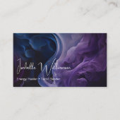 Carte De Visite Méditation du Reiki Céleste de l'Améthyste mystiqu (Devant)