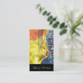 Carte De Visite Méditation du Yoga du Nouvel Âge Spirituel Zen Bou (Debout devant)