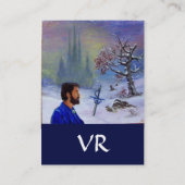 Carte De Visite MÉDITATION D'UN MONogramme DE CHEVALIER (Dos)