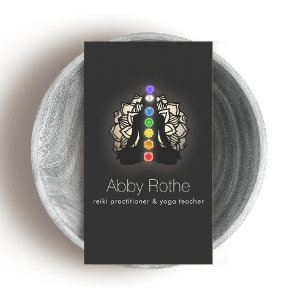 Carte De Visite Méditation Enseignant & Praticien Reiki