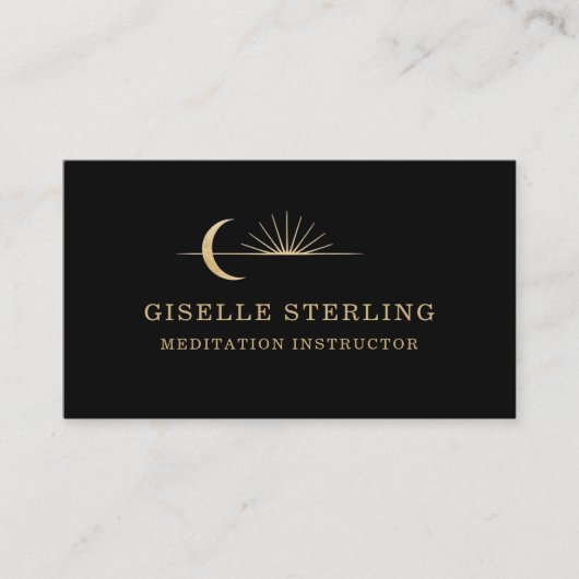 Carte De Visite Meditation Instructor (Devant)