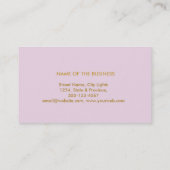 Carte De Visite Méditation Mandala de Yoga Enseignant Massage holi (Dos)