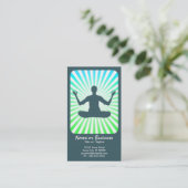 Carte De Visite méditation : rétros rayons (Debout devant)