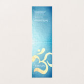 Carte De Visite Méditation Yoga Instructeur OM Symbole Prix (Extérieur déplié)