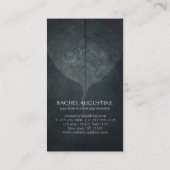 Carte De Visite Méditation Yoga Instructeur Reiki Master Low Poly (Dos)