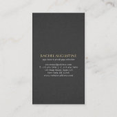 Carte De Visite Méditation Yoga paisible Lune Sky Ocean Beach (Dos)